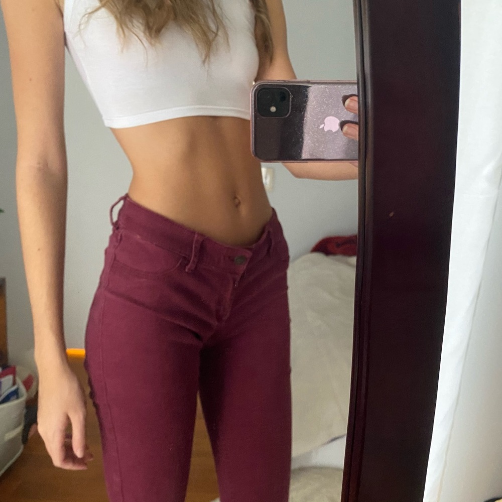 Hollister Red Jeans
